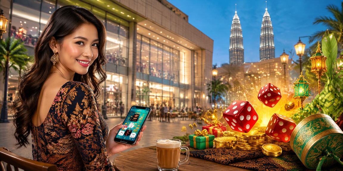 Permainan dadu gaya Malaysia di Kuala Lumpur dengan suasana kasino