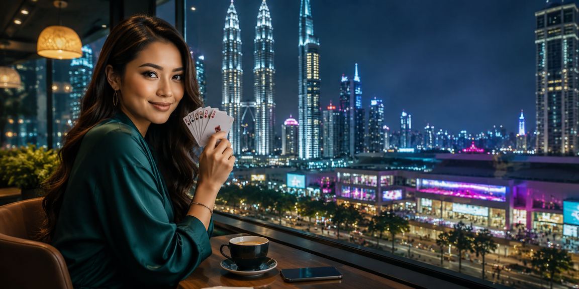 Suasana permainan kad gaya Malaysia di Kuala Lumpur