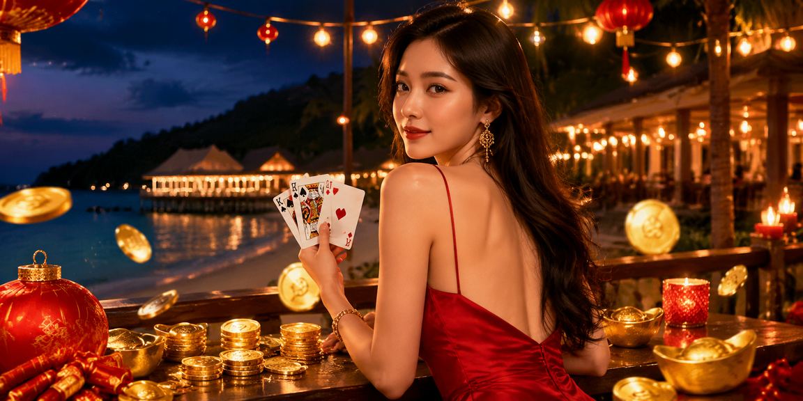 Suasana bermain kad di Langkawi dengan bonus promosi istimewa